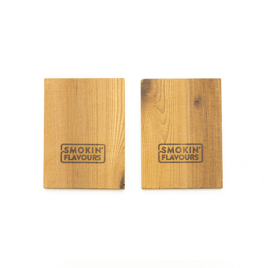 Smokin' Flavors cedar planks 2 pieces - 15x11 cm