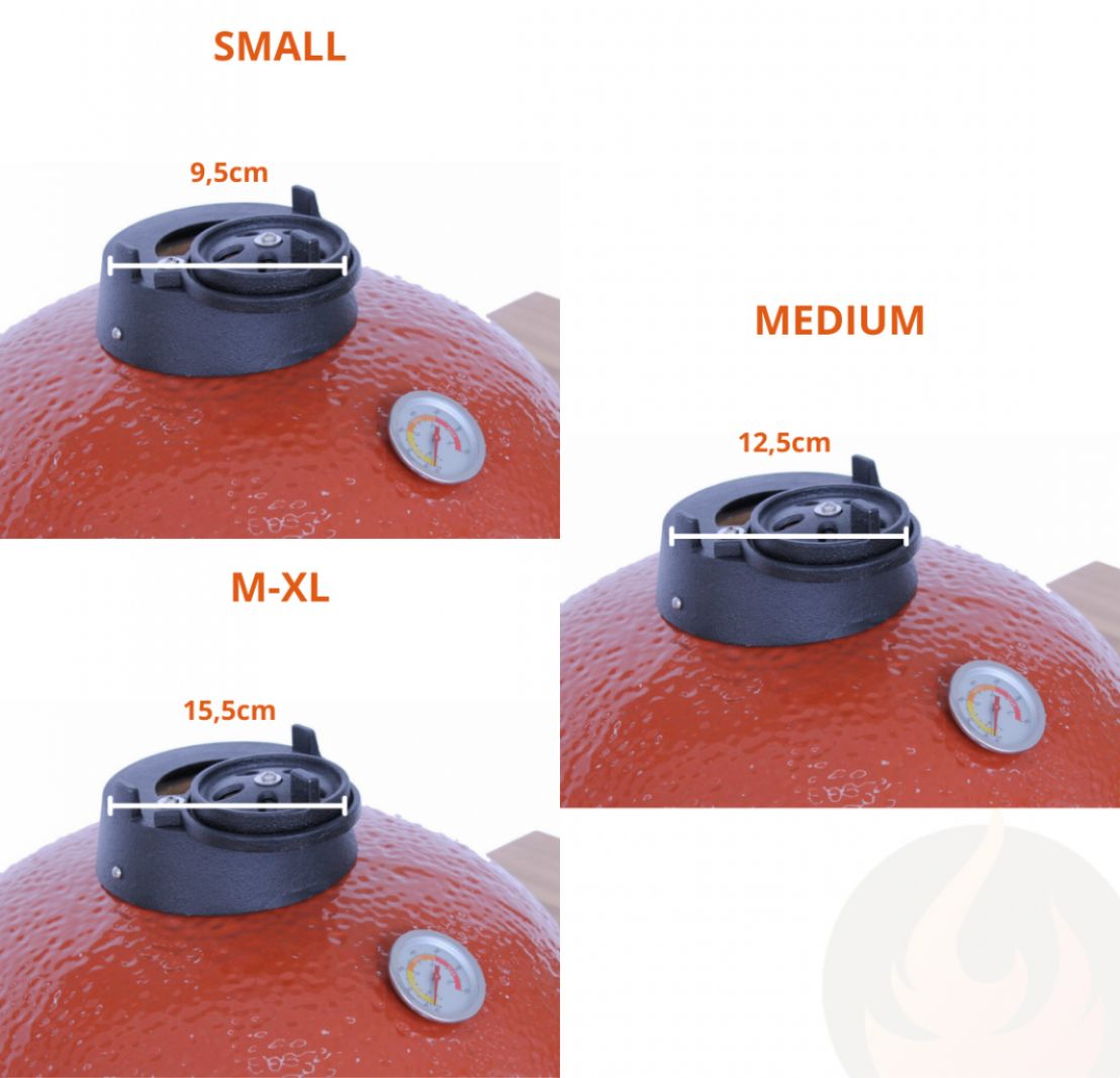 Gietijzeren Top 1 Small 9,5 cm - kamadogrills